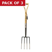 Mulch Digging Fork, Dark Grey - Pack of 3