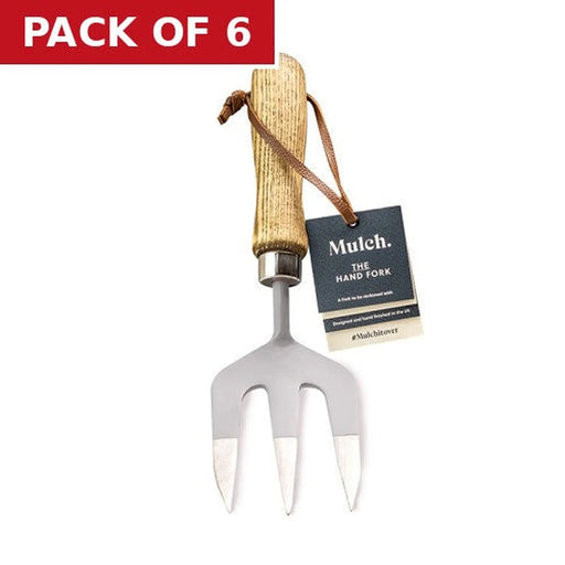 Mulch Hand Fork, Dark Grey - Pack of 6