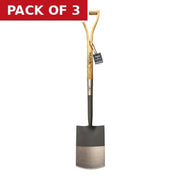 Mulch Digging Spade, Dark Grey - Pack of 3
