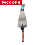 Hilka Philadelphia Pattern Soft Grip Brick Trowel, 10" - Pack of 6