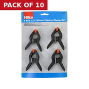 Hilka Spring Clamp, 4pc, 85mm - Pack of 10