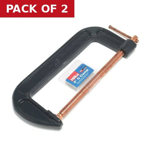 American Style 'G' Clamp, 8" - Pack of 2