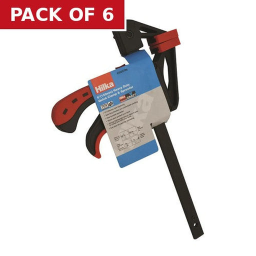 Multi Use Quick Ratchet Clamp, 6" - Pack of 6