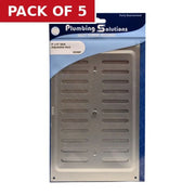 Hit & Miss Vents - Aluminium - 229 x 152mm - Pack of 5