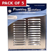 Louvre Vent - Self Colour Aluminum - 229 x 229mm - Pack of 5