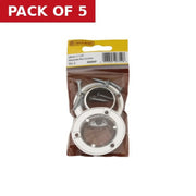 25mm (1") Wardrobe Rod Sockets - Chrome Plated - Pack of 2
