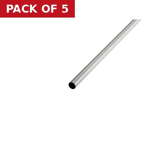 19mm Wardrobe & Towel Rail - 1800mm - Chrome Plated - Pack of 5