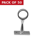25mm (1") Wardrobe Centre Supports - Chrome Plated - Pack of 50