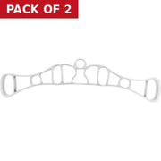 368mm White Rack Ends - Pack of 2