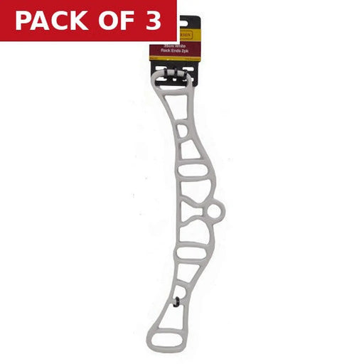 White Rack Ends 2pk - Pack of 3