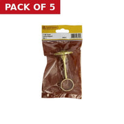 25mm (1") Towel Centre Supports - Brass - Pack Qty 1 - Pack of 5