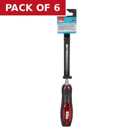 Plastic Handle Wood Chisel, WC08P - Pack of 6