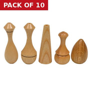 Wooden Cord Pulls (Mixed) - Pack of 10