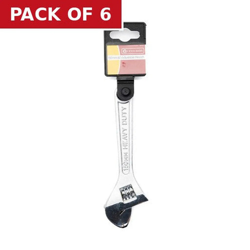 Adjustable Wrench, 6" - Pack of 6