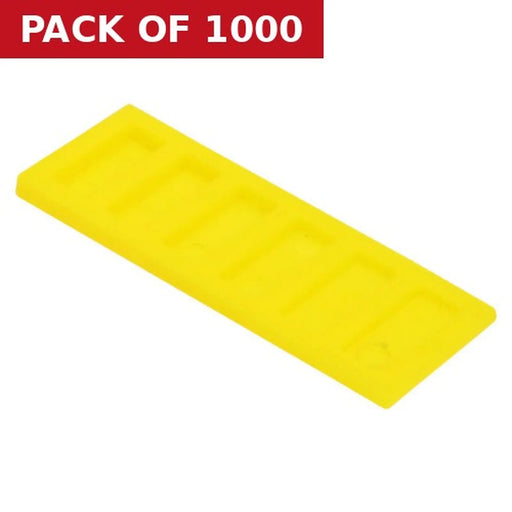 28mm x 80mm x 2-4mm Interlocking Tapered Wedges  (1000)