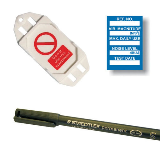 'Vibration Control' Mini Tag Insert Kit, Blue