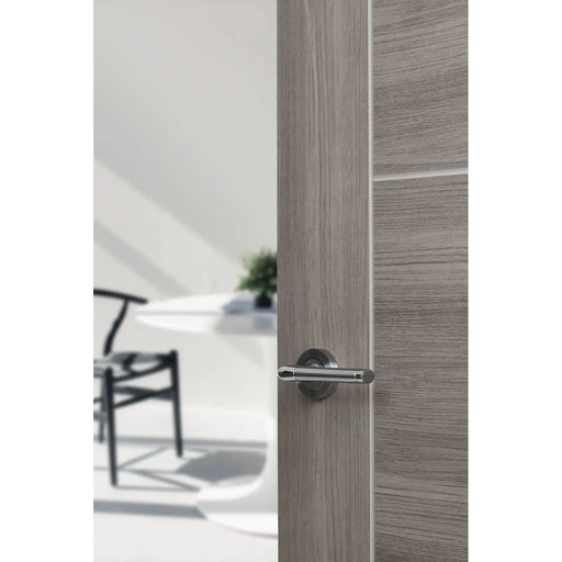 Atlantic Ocean Door Pack Bundle (2.5" Latch, 3"x2" Hingesx3) - Satin Chrome/Polished Chrome
