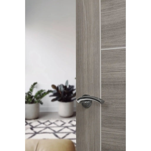 Atlantic Crest Door Pack Bundle (3" Latch + 3"x2" Hingesx3) - Satin Chrome/Polished Chrome