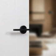 Atlantic STATUS Alaska Door Handle Pack (3 Lever Lock Set - 2.5" CE Sashlock, 4" Slim Knuckle Hinges x2) - Matt Black