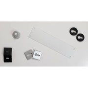 Atlantic CleanTouch Anti-Bac Forme Asti Lever Door Handle on Minimal Square Rose - Matt Black