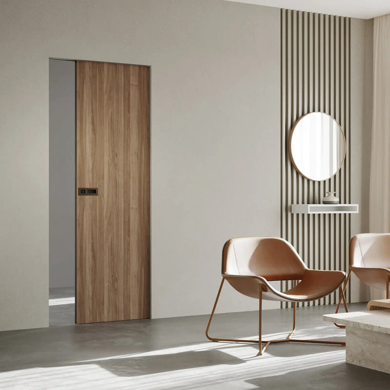 Atlantic Ermetika Absolute EvoKit Single Frameless Pocket Door System 610x1981mm - WT 100mm