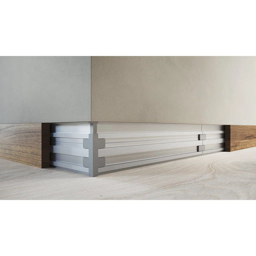 Atlantic SPECIAL ORDER Ermetika Staffetta Telescopic Pocket Door System 610x1981 Door 180mm WT - Raw Wood Jambs
