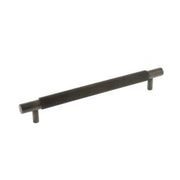 Atlantic Millhouse Brass Thomson Knurled Cabinet Pull Handle 225mm CTC x 20mm - Urban Bronze