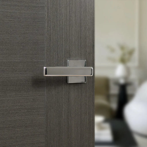 Atlantic Tupai Rapido 5S Line Portel Lever Door Handle on 5mm Slimline Square Rose - Bright Polished Chrome
