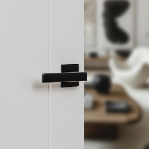 Atlantic Tupai Rapido 5S Line Portel Lever Door Handle on 5mm Slimline Square Rose - White