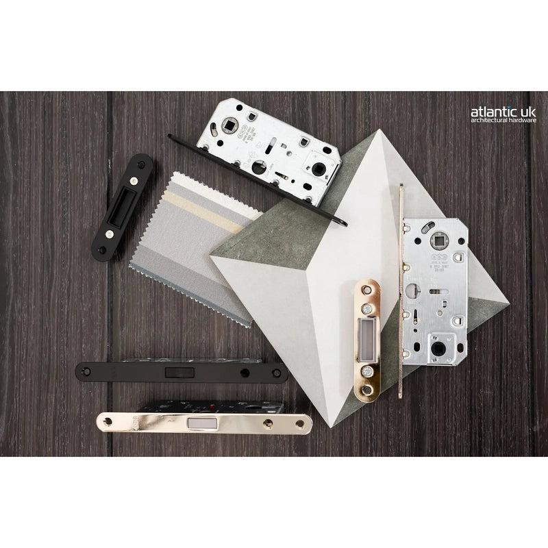 Atlantic AGB Polaris 2XT Magnetic Bathroom Lock with adjustable strikeplate 35mm backset