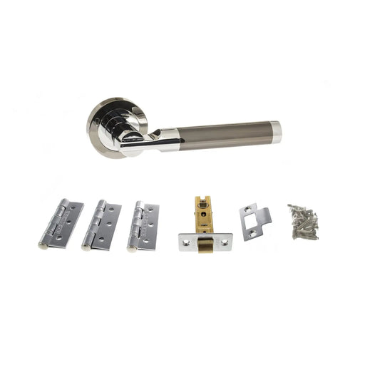 Atlantic Dakota Door Pack Bundle (3" Latch, 3"x2" Hingesx3)