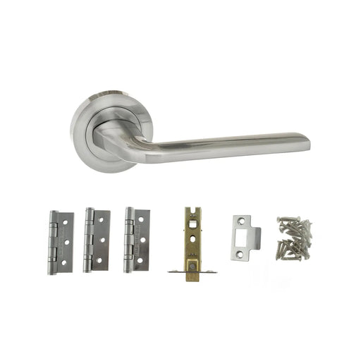 Atlantic Surf Door Pack Bundle (3" Latch, 3"x2" Hingesx3)