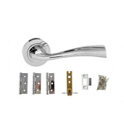 Atlantic Wave Door Pack Bundle (3" Latch, 3"x2" Hingesx3)