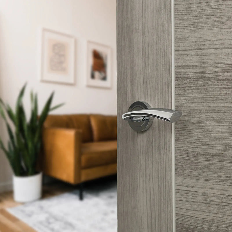 Atlantic Eco Wave Door Handle Pack (Latch Set - 2.5" Latch, 3" Hinges x2)