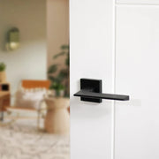 Atlantic Oro & Oro Unica Lever Door Handle on Square Rose