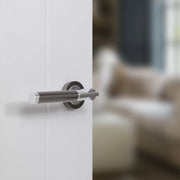 Atlantic STATUS Dakota Door Handle Pack (Euro Lock Set - 2.5" CE Sashlock, 4" Slim Knuckle Hinges x2)