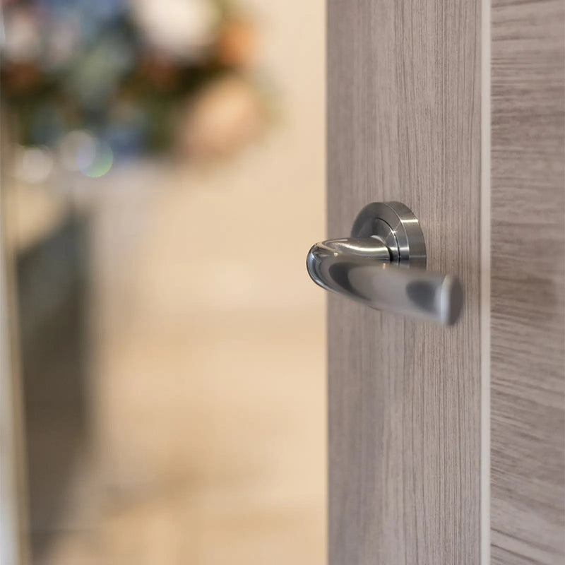 Atlantic STATUS Nevada Door Handle Pack (3 Lever Lock Set - 2.5" CE Sashlock, 4" Fire Rated Hinges x3)