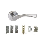 Atlantic Aqua Door Pack Bundle (2.5" Latch, 3"x2" Hingesx3)
