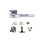 Atlantic Kansas Door Pack Bundle (3" Latch, 3"x2" Hingesx3)