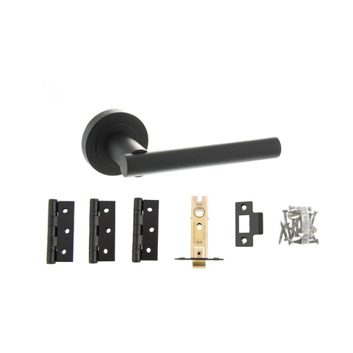 Atlantic Nebraska Door Pack Bundle (2.5" Latch, 3"x2" Hingesx3)