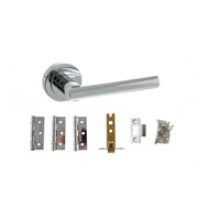 Atlantic Nebraska Door Pack Bundle (2.5" Latch, 3"x2" Hingesx3)