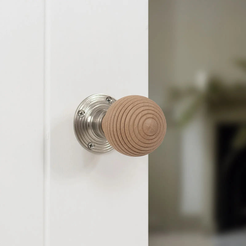Atlantic Old English Bridlington Door Knob Pack (Lock Set - Horizontal Sashlock, 4" Fire Rated Hinges x3)