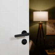 Atlantic Senza Pari Fasana Door Handle Pack (Latch Set - 2.5" CE Latch, 4" Fire Rated Hinges x3)