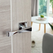 Atlantic Senza Pari Guido Door Handle Pack (3 Lever Lock Set - 2.5" CE Sashlock, 4" Fire Rated Hinges x3)