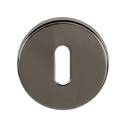 Atlantic Tupai Rapido CurvaLine Key Escutcheons on Round Rose