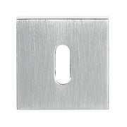 Atlantic Tupai Rapido Curva/QuadraLine Key Escutcheons on Square Rose