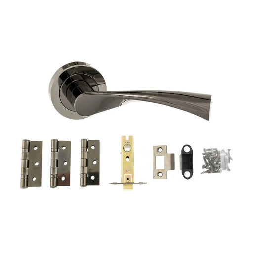 Atlantic Colorado Door Pack Bundle (3" Latch + 3"x2" Hingesx3)