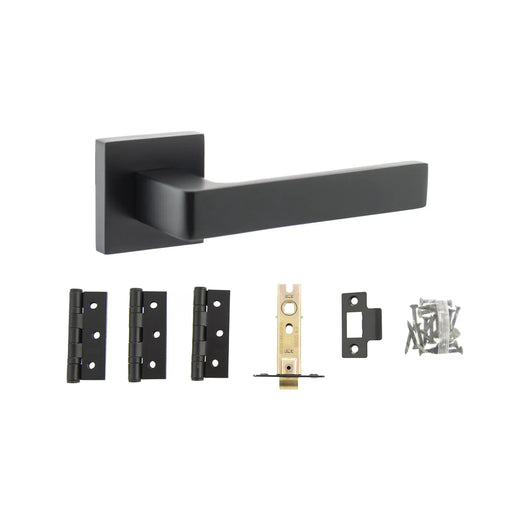 Atlantic Montana Door Pack Bundle (3" Latch + 3"x2" Hingesx3)
