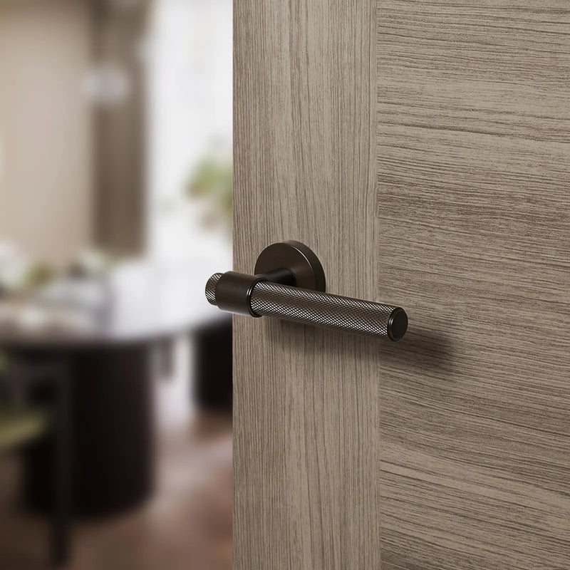 Atlantic Senza Pari Andretta Door Handle Pack (3 Lever Lock Set - 2.5" CE Sashlock, 4" Fire Rated Hinges x3)