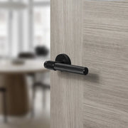 Atlantic Senza Pari Andretta Door Handle Pack (Bathroom Set - 3" CE Bathroom Lock, 4" Slim Knuckle Hinges x2)